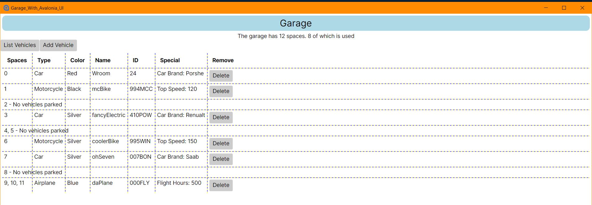 Avalonia Garage
